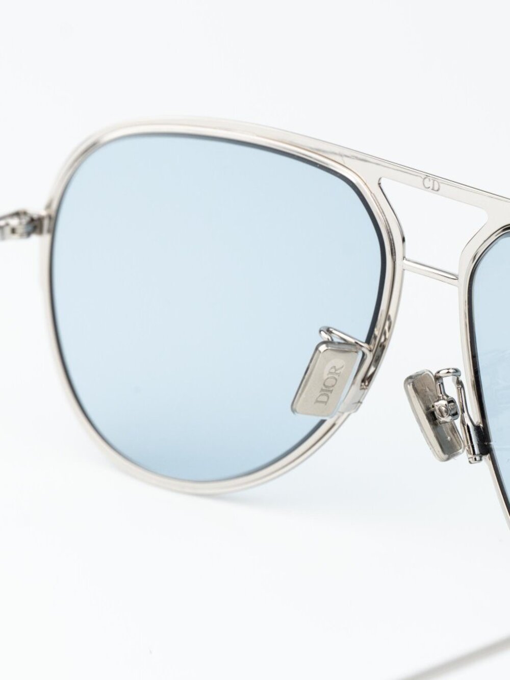 Dior Women Sunglasses Palladium Blue Dior Pattern Pilot DIORESSENTIAL A2U F0I8 - Picture 7 of 13